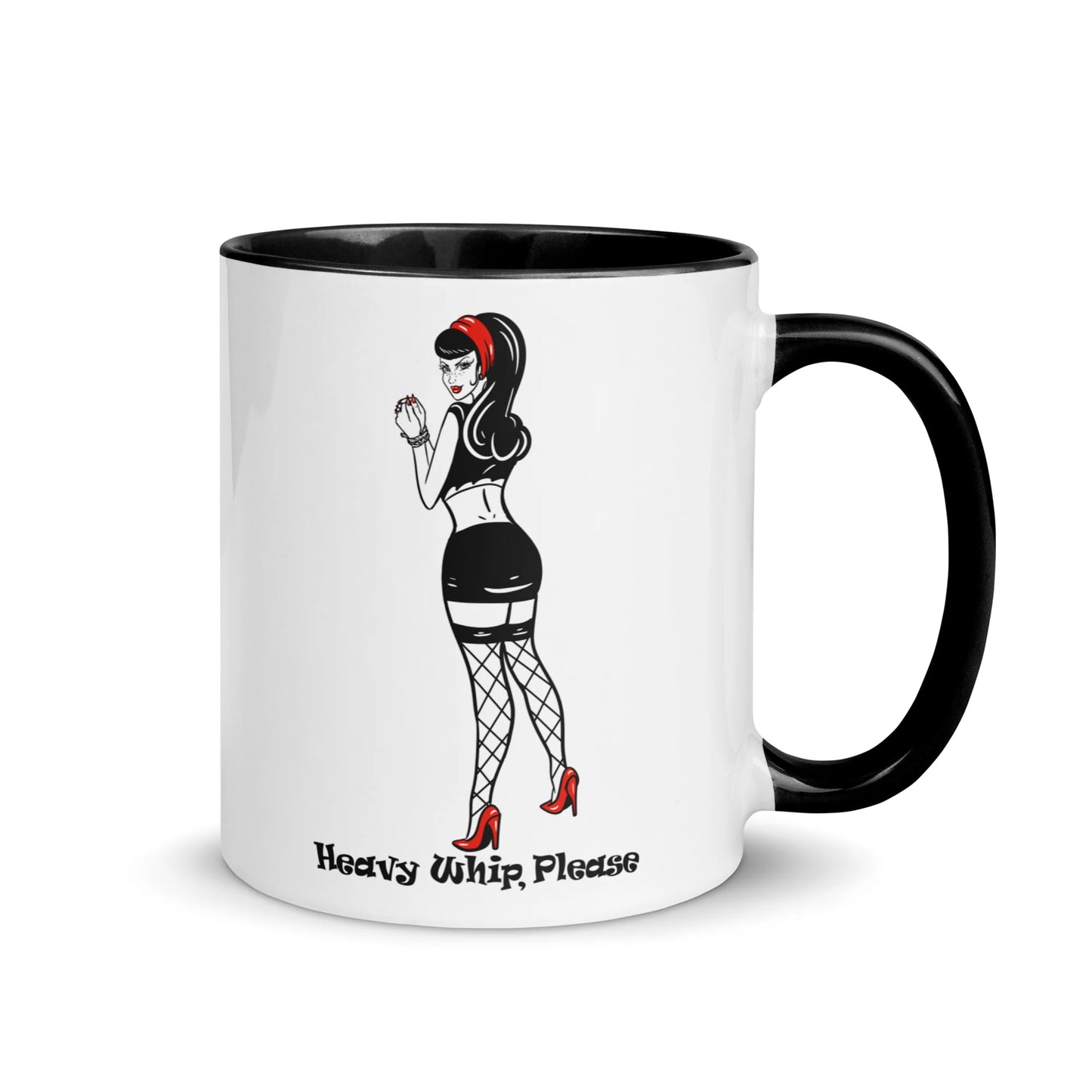 Heavy Whip, Please - Sex - Positive - B&D Sexy Coffee and Tea Mug by Snarkable