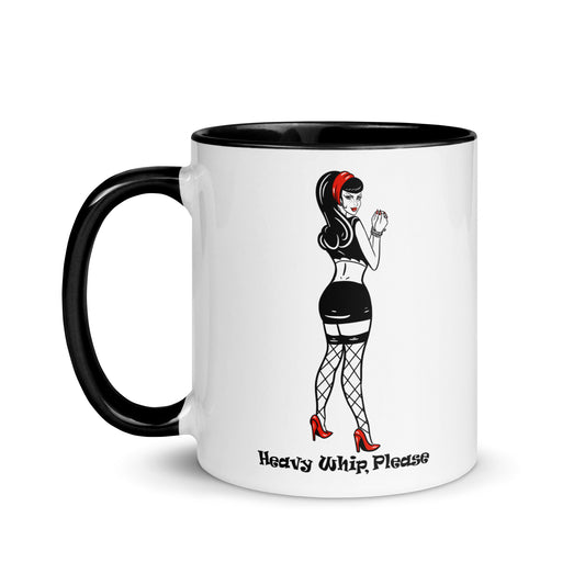 Heavy Whip, Please - Sex - Positive - B&D Sexy Coffee and Tea Mug by Snarkable